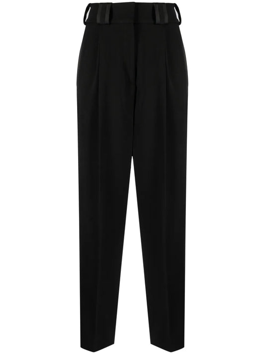 High-Waist Cropped Trousers