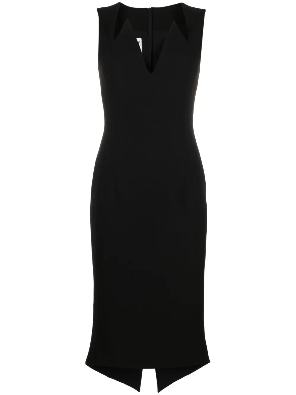 V-Neck Midi Dress