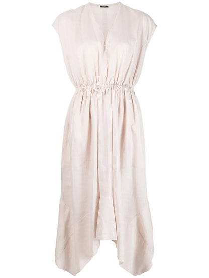 Pleated Midi Dress