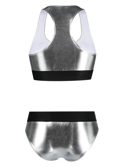 Metallic-Effect Bikini
