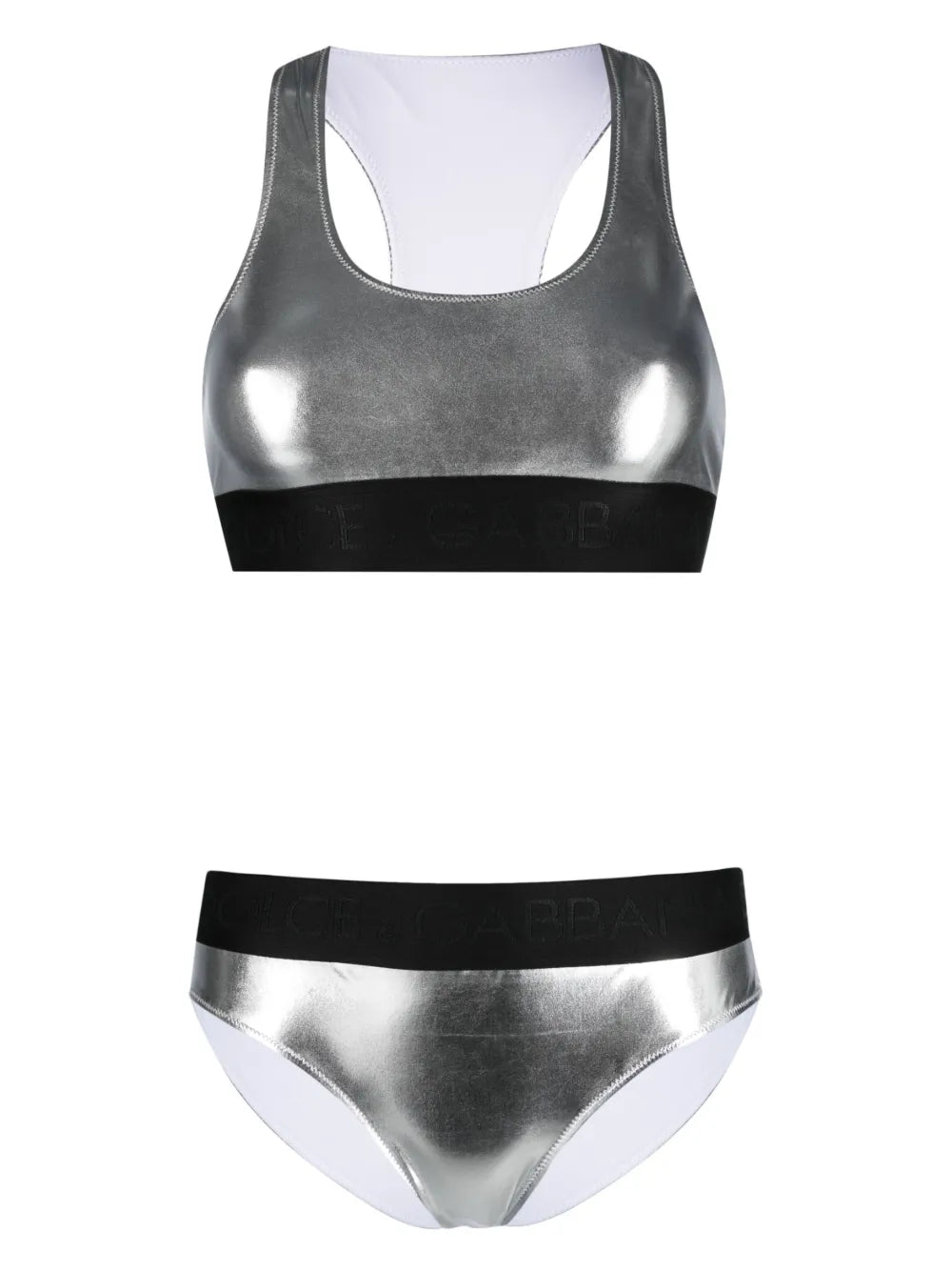 Metallic-Effect Bikini
