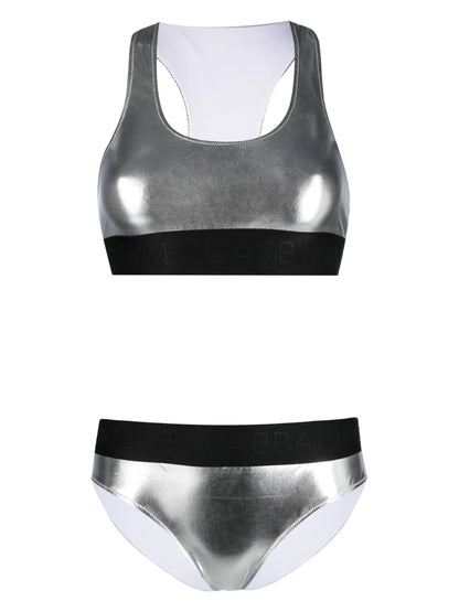 Metallic-Effect Bikini
