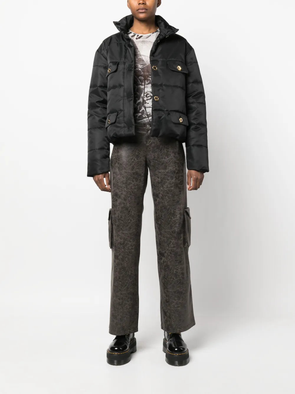 Button-Up Puffer Jacket