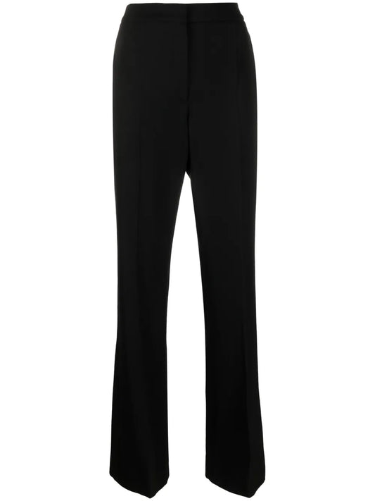 High-Rise Straight-Leg Trousers