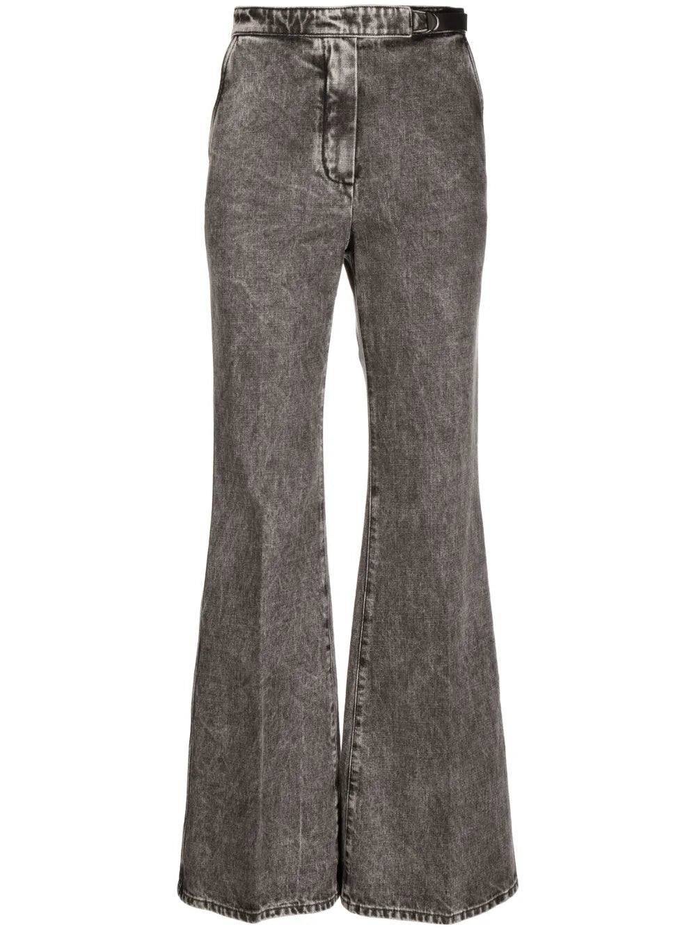 Belted Flared Jeans