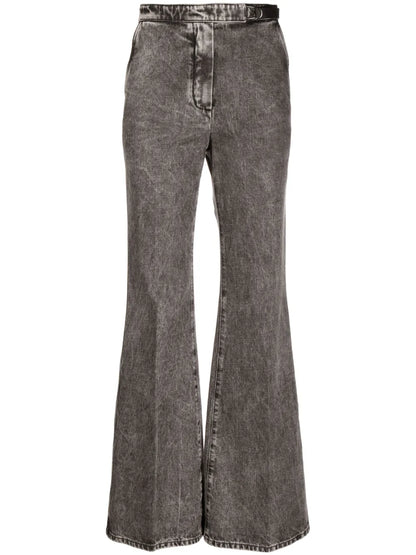 Belted Flared Jeans