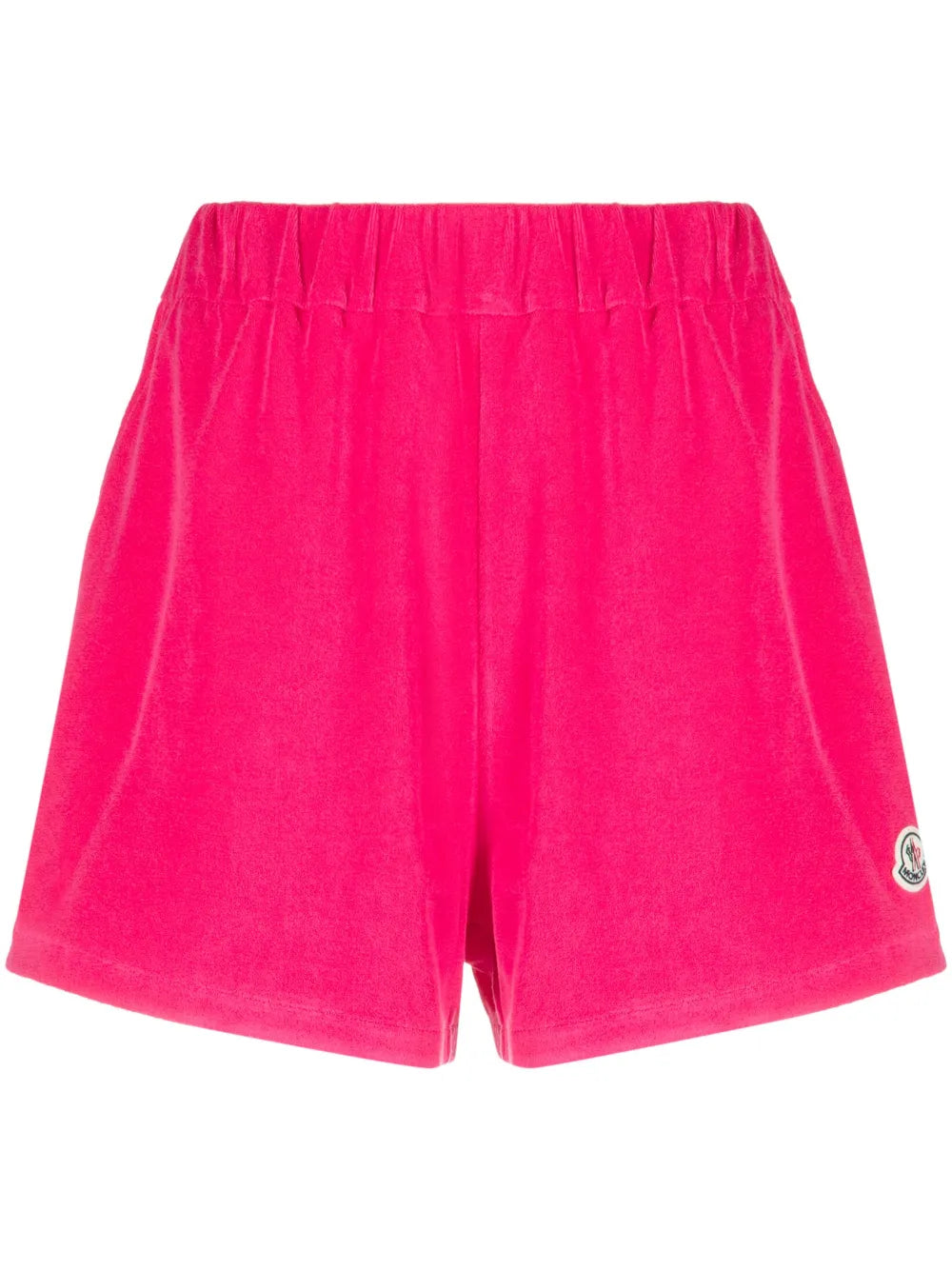 Logo-Patch Velour Shorts