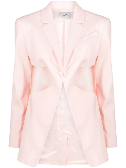 Twisted Cut-Out Blazer