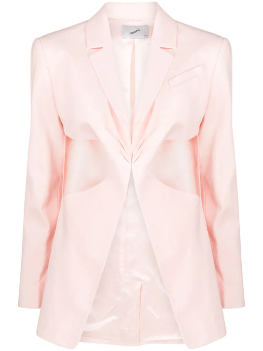 Twisted Cut-Out Blazer