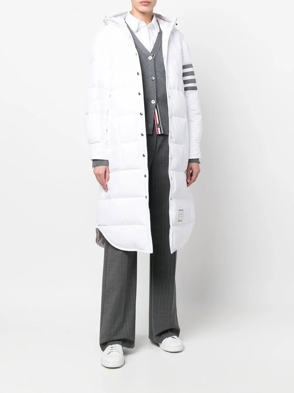 4-Bar Hooded Padded Coat