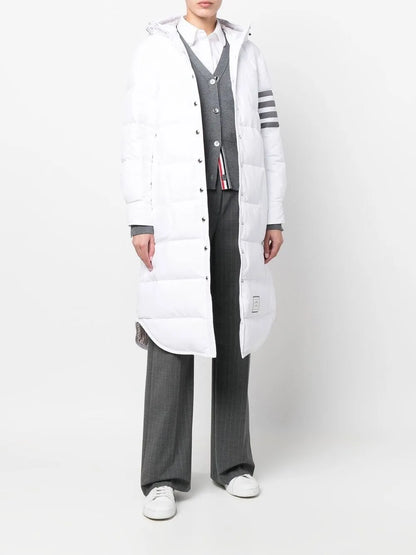 4-Bar Hooded Padded Coat