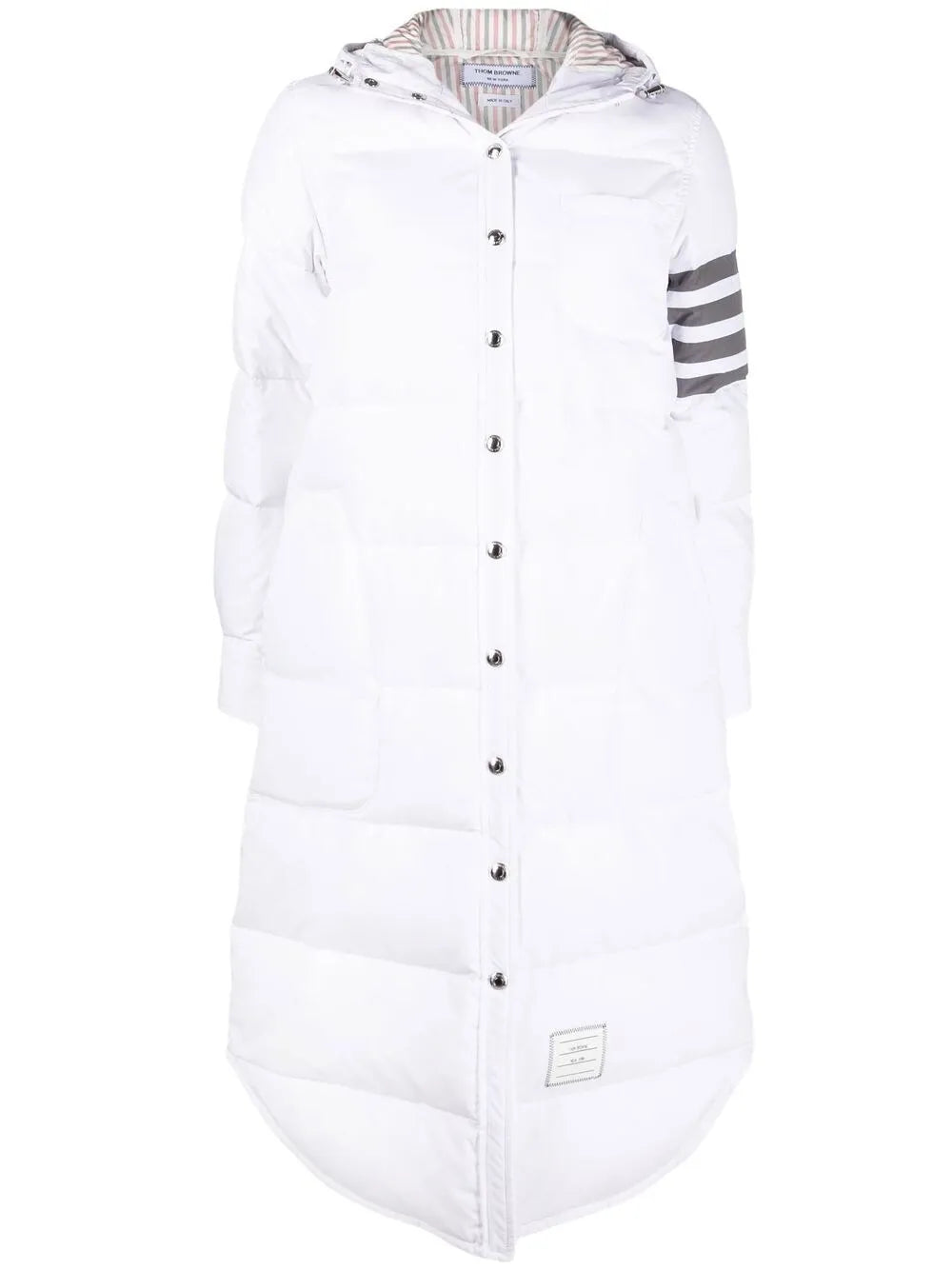 4-Bar Hooded Padded Coat
