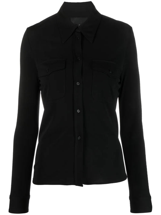 Chest-Pocket Button-Up Shirt