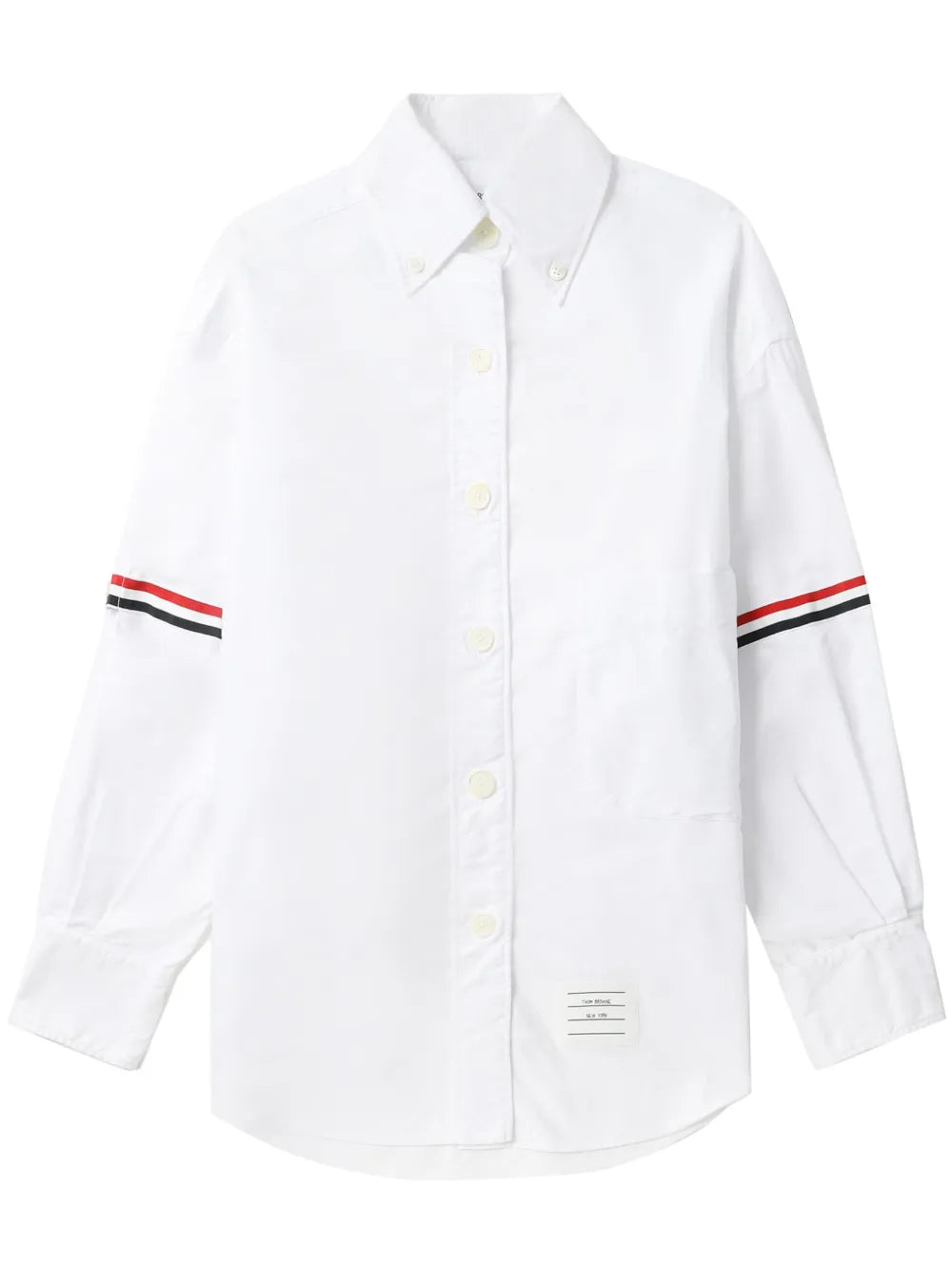 Rwb Stripe-Trim Cotton Shirt