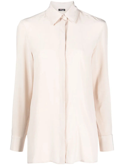 Button-Up Silk Shirt