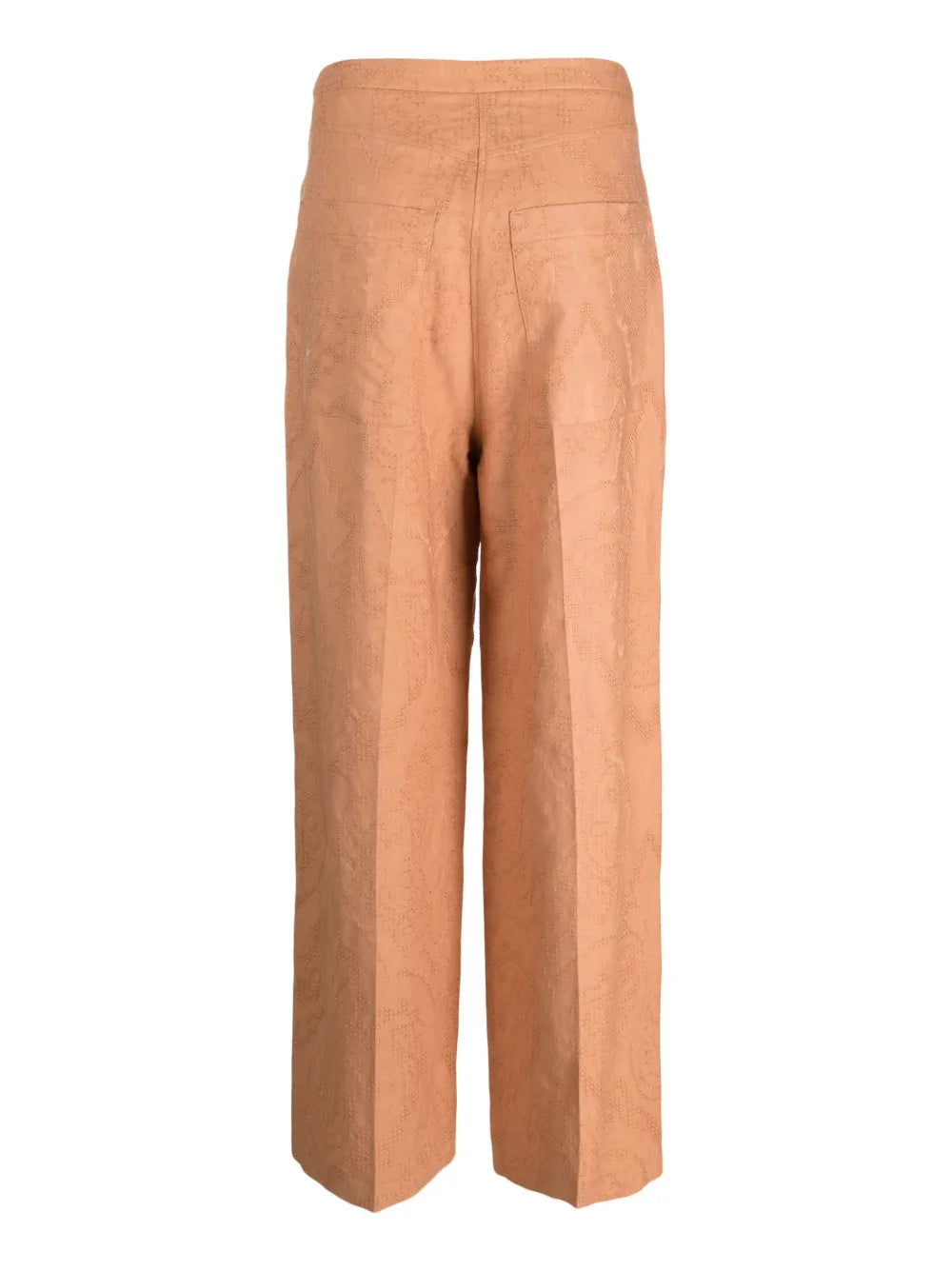 Ajoure' Wide-Leg Trousers