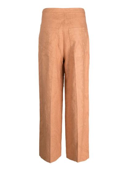 Ajoure' Wide-Leg Trousers