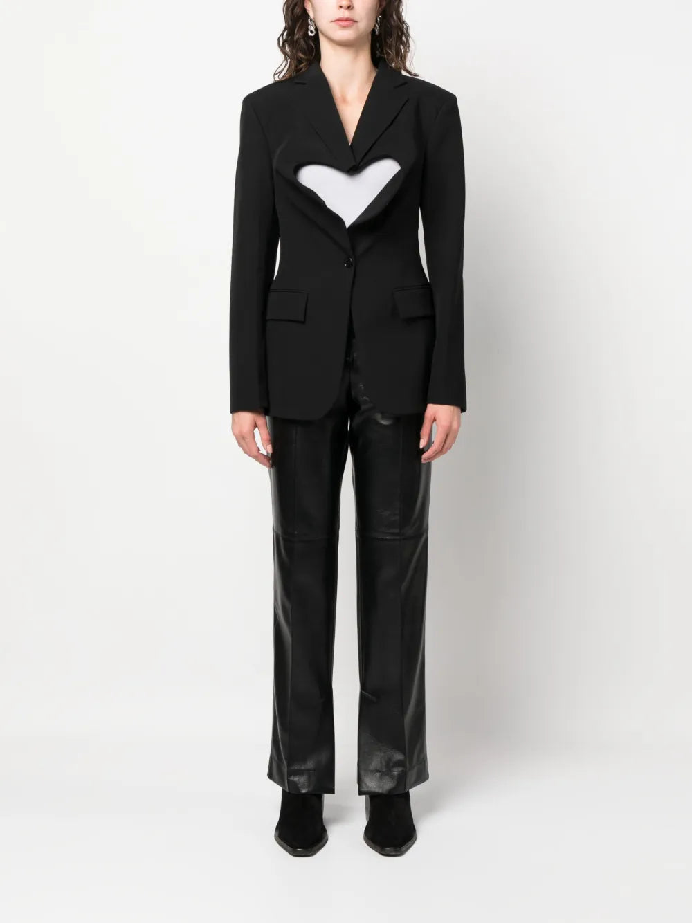 Heart Cut-Out Blazer