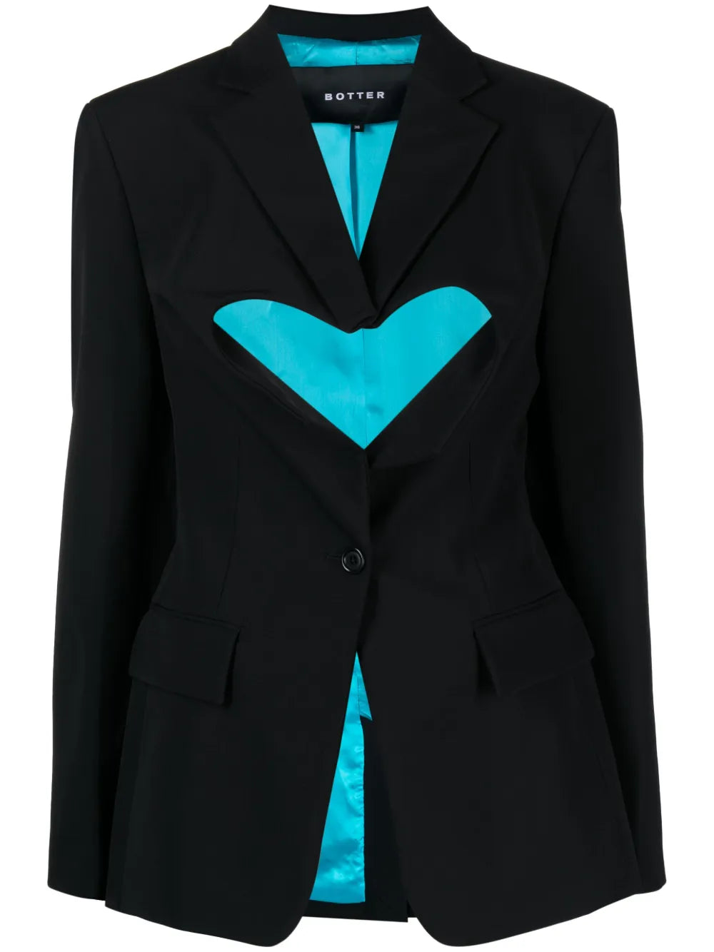Heart Cut-Out Blazer