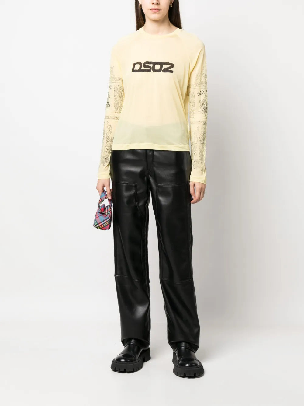 Logo-Print Long-Sleeve Top