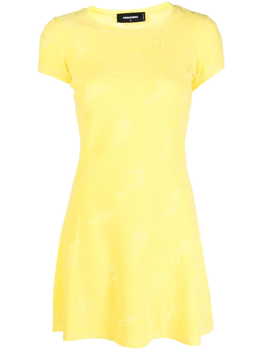 Surfer-Jacquard Skater Dress