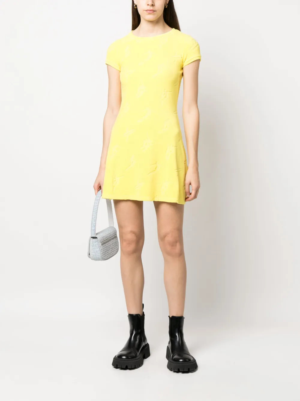 Surfer-Jacquard Skater Dress