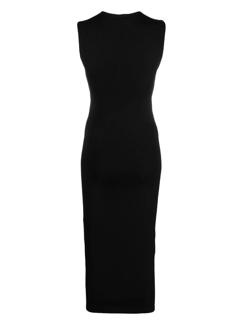 Sleeveless Ribbed Midi Dress