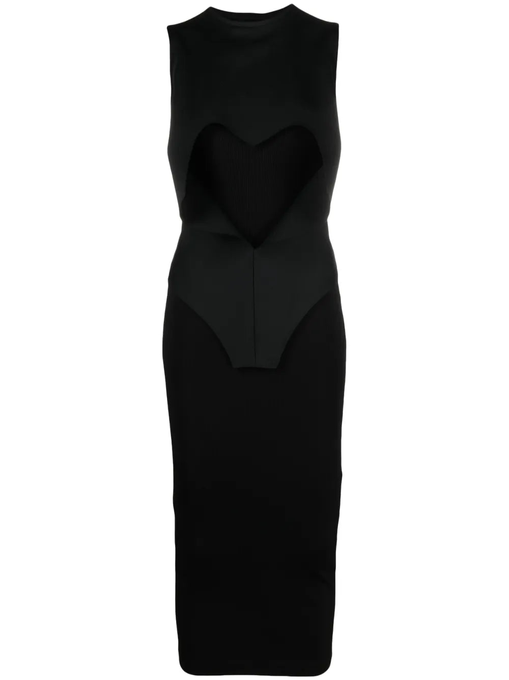 Sleeveless Ribbed Midi Dress
