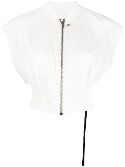 Cropped Bomber Gilet