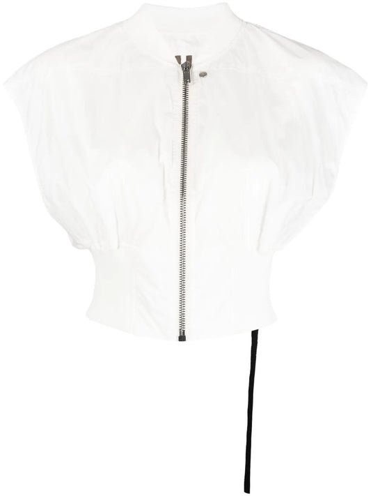 Cropped Bomber Gilet