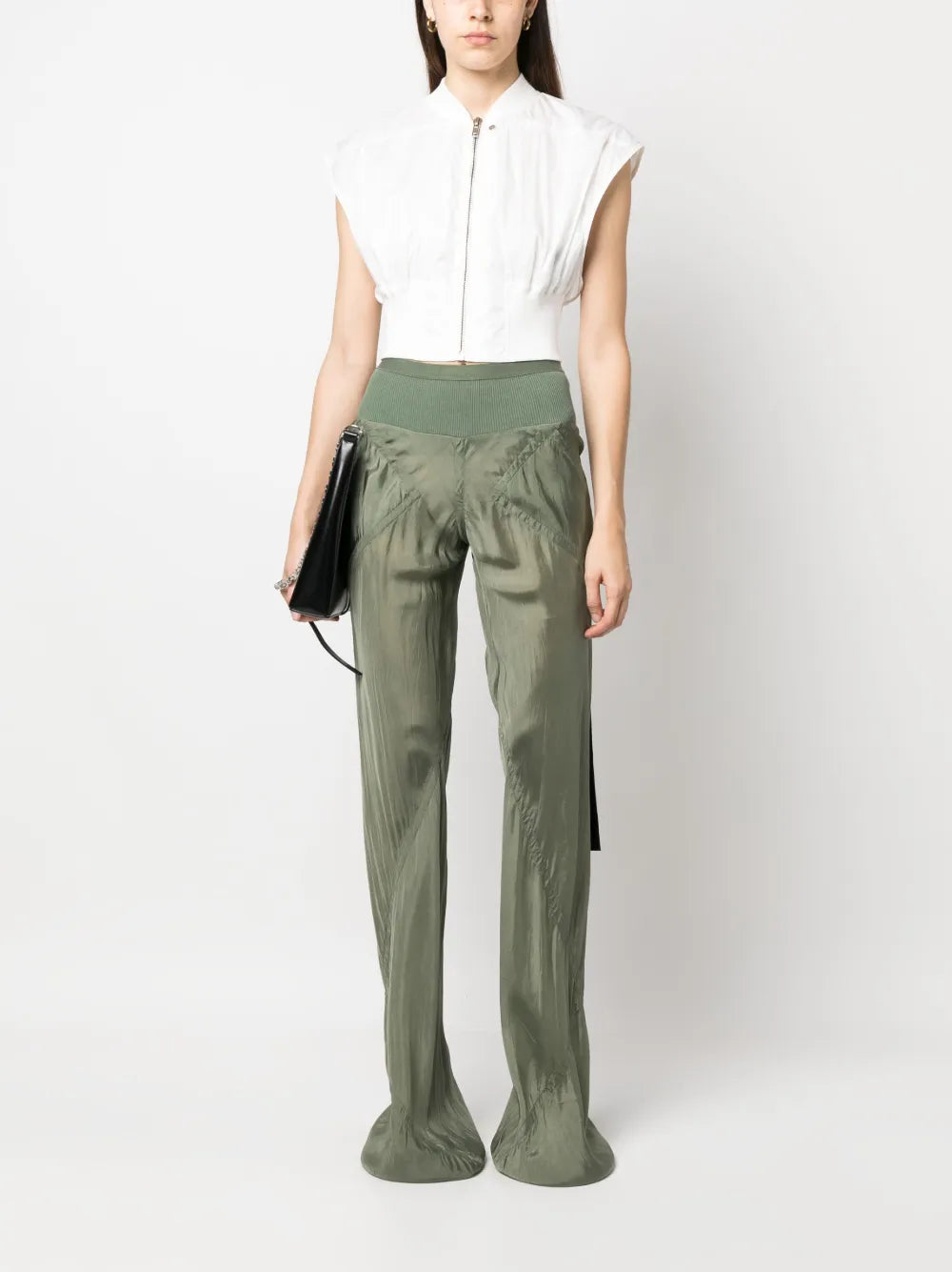 Cropped Bomber Gilet