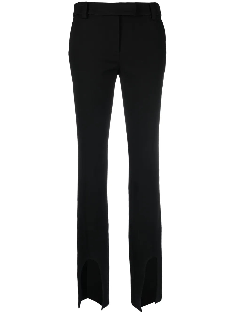Front-Slits Flared Trousers