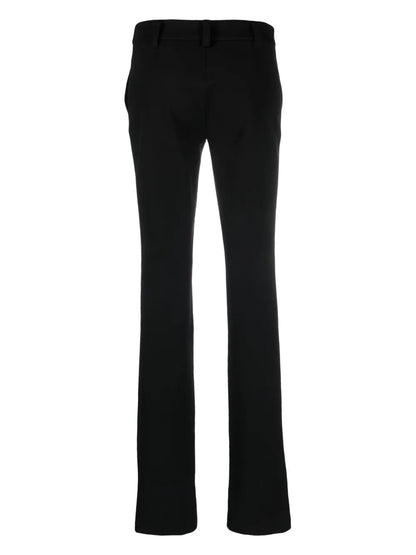 Front-Slits Flared Trousers