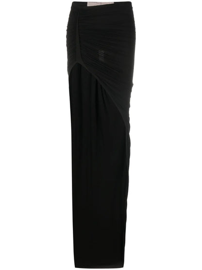 Asymmetric Maxi Skirt