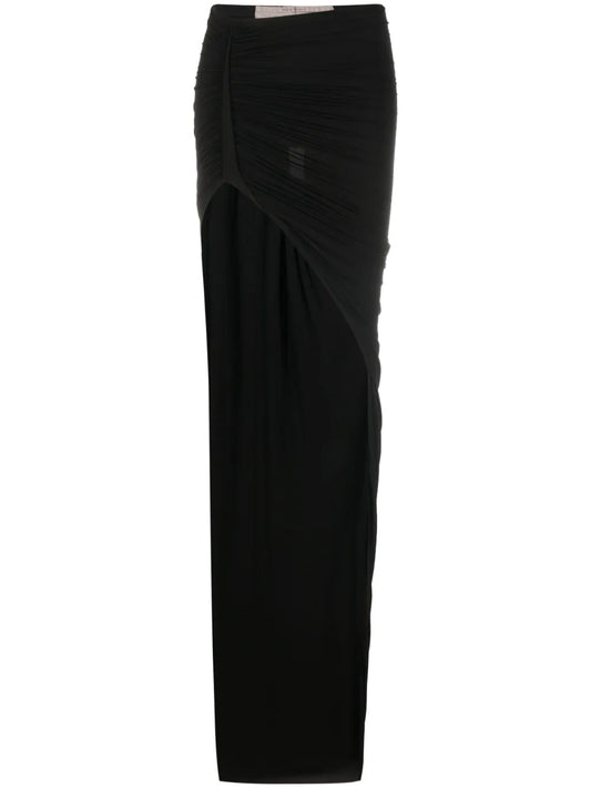 Asymmetric Maxi Skirt