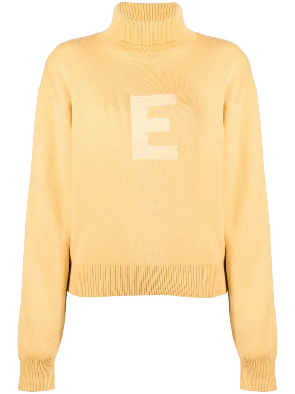 Embroidered-Logo Turtleneck Jumper