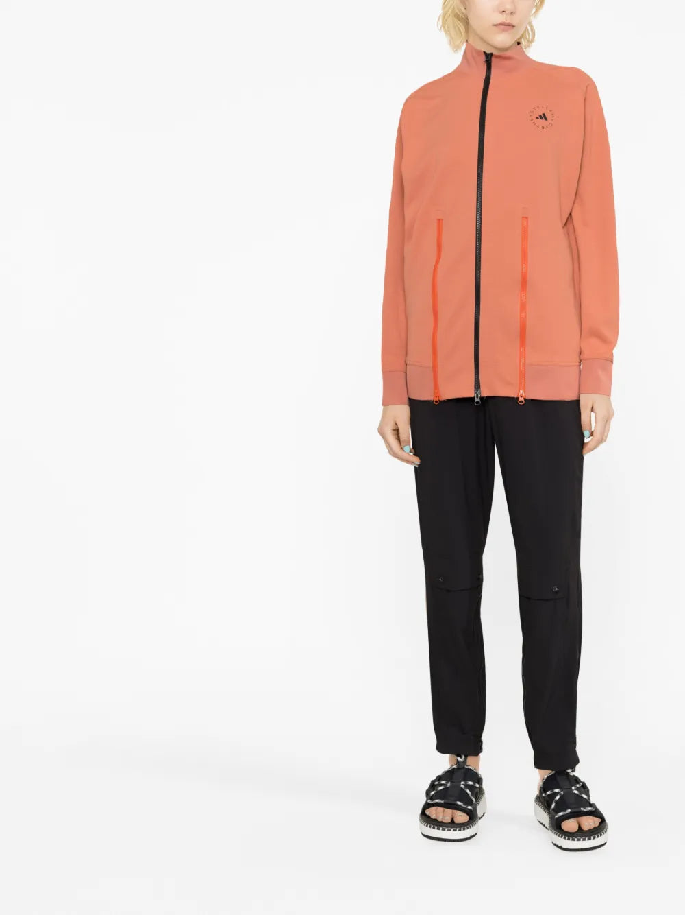 Truecasuals Logo-Print Track Jacket