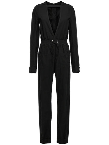 V-Neck Jumpsuit