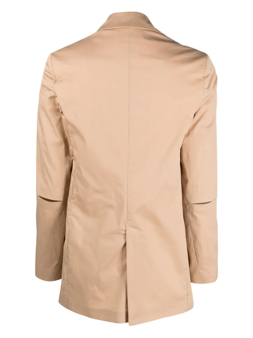 Slash-Detail Cotton-Blend Blazer