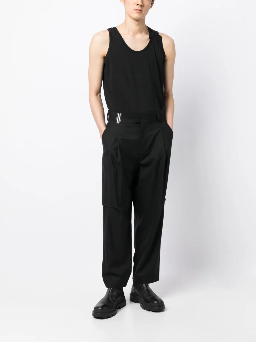 Straight-Leg Wool Trousers