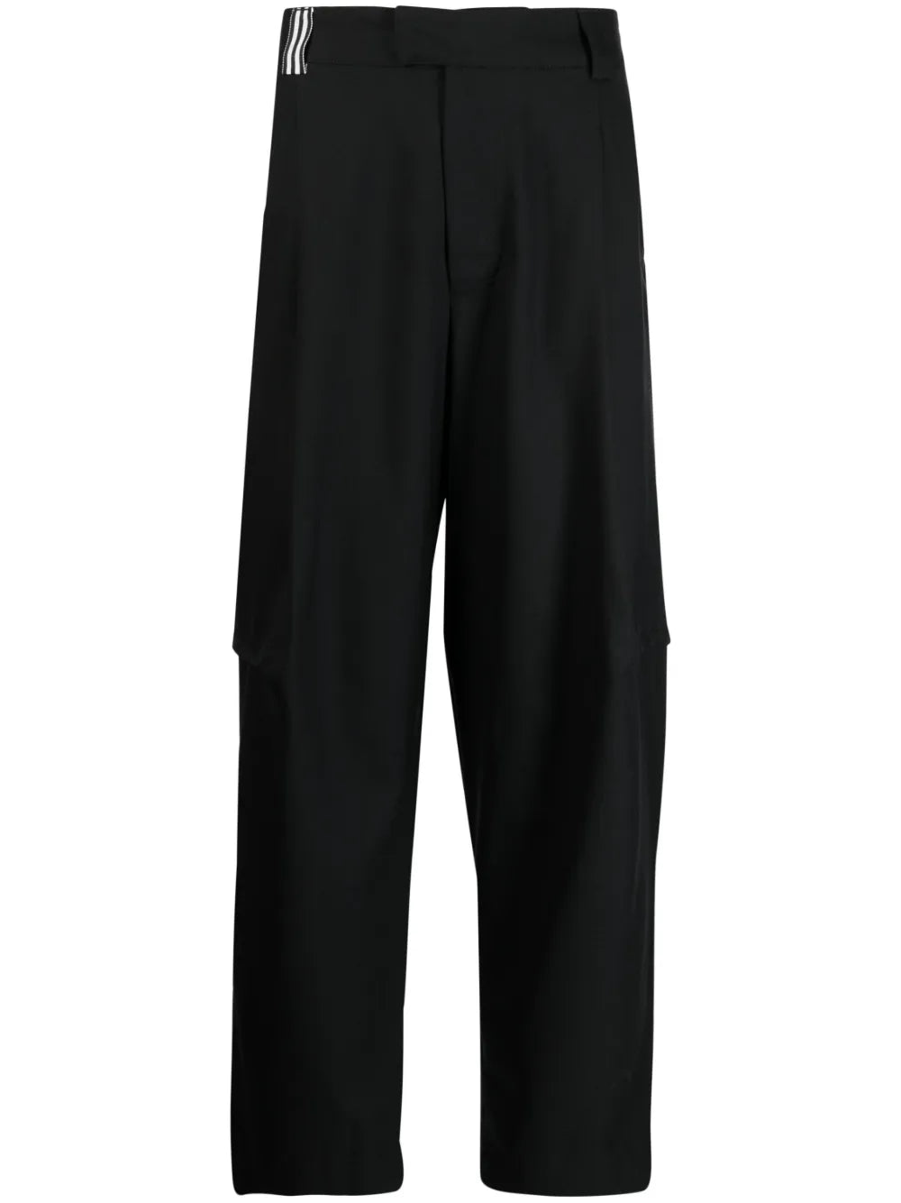 Straight-Leg Wool Trousers
