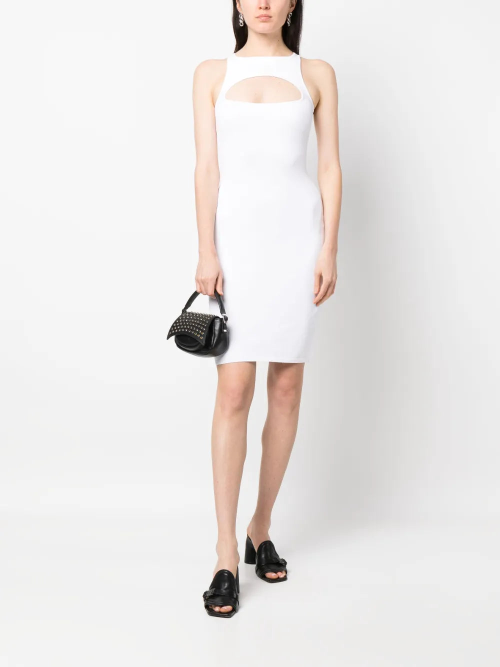 Cut-Out Knitted Dress