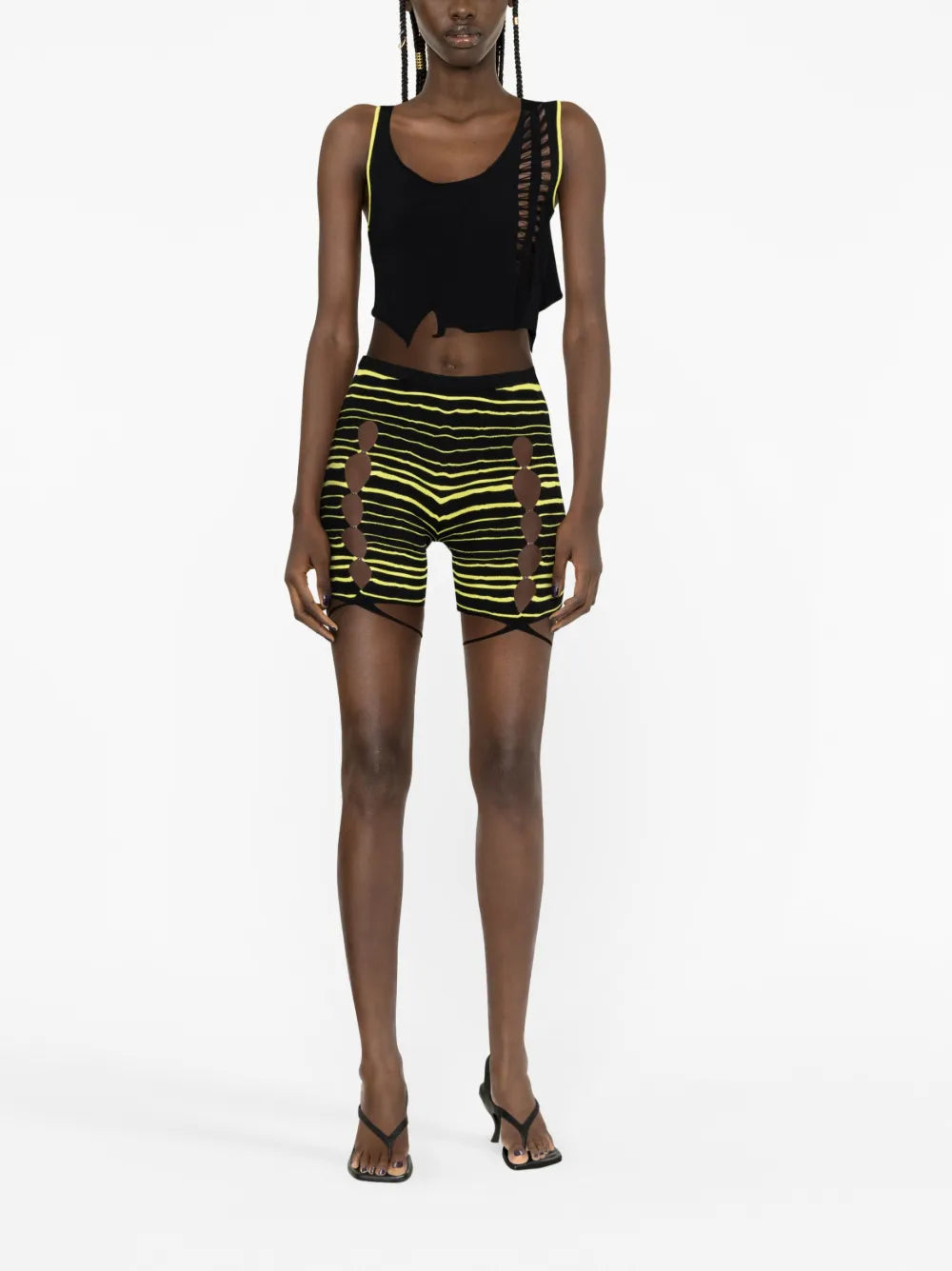 Float Asymmetric Cropped Top