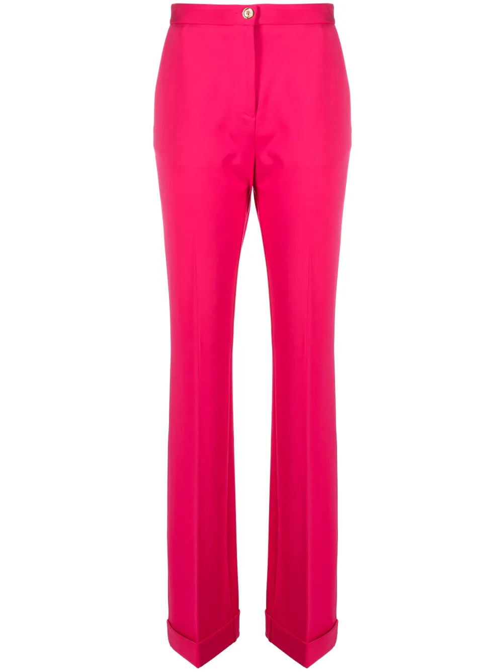 Pressed-Crease High-Waist Trousers