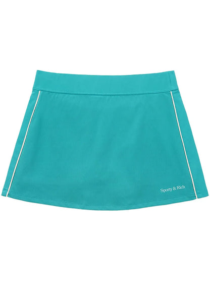 Logo-Print Court Skirt