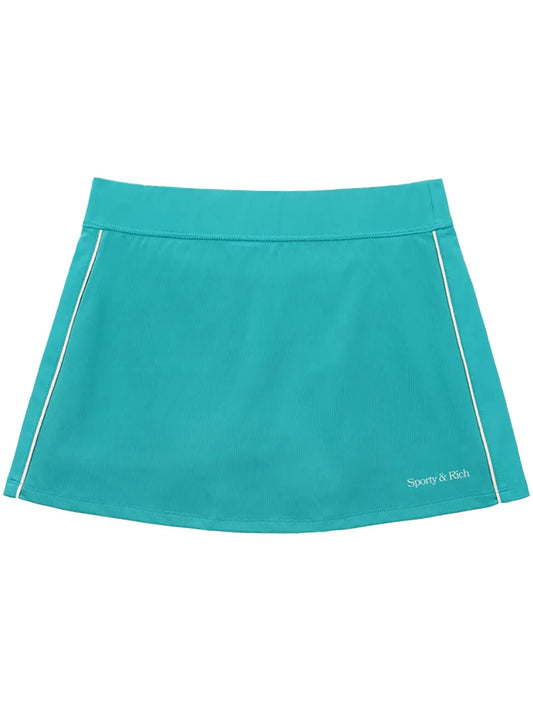 Logo-Print Court Skirt