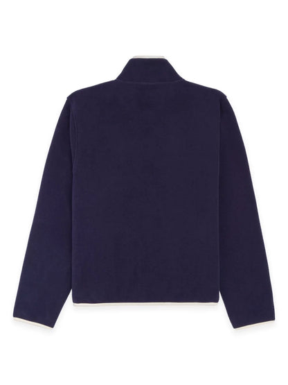 Logo-Embroidered Buttoned Sweatshirt