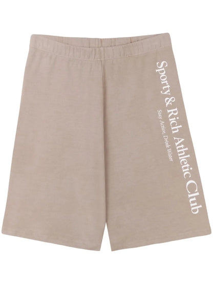 Athletic Club Cotton Biker Shorts
