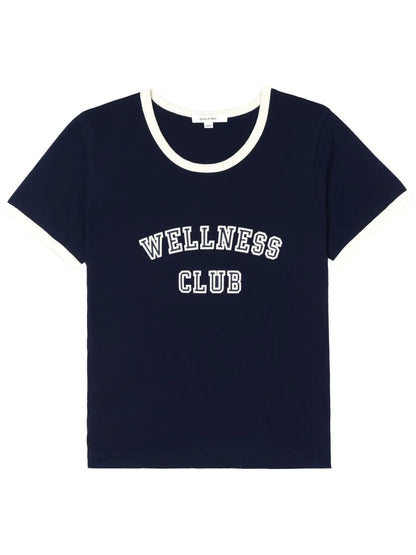 Wellness Club Motif-Print T-Shirt