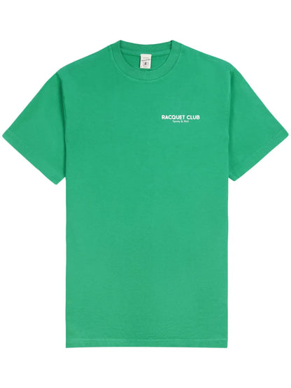 Racquet Club Logo-Print T-Shirt